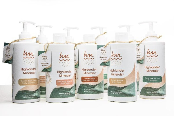 Highlander Minerals – Our Body & Hair Care Range